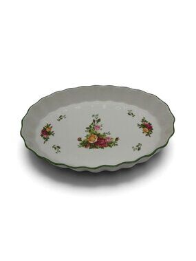 Royal Albert Old Country Roses Porcelain Oval Flowers Dish 8.6"